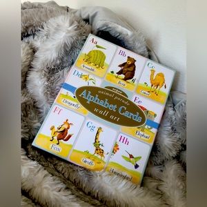 NIB Alphabet Cards Wall Art